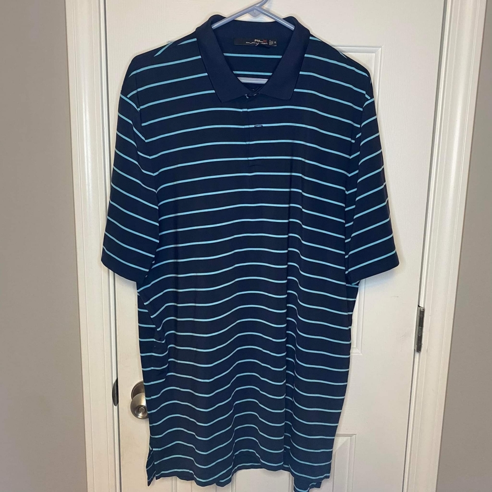 Ralph Lauren RLX Striped Golf Polo